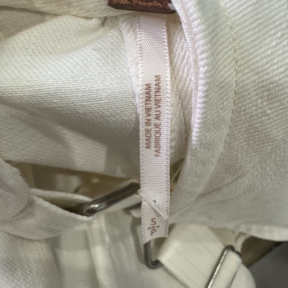 Free People Dex denim midi dress in ecru cream white Elegant Cream Maxi Dress - Picture 6 of 9